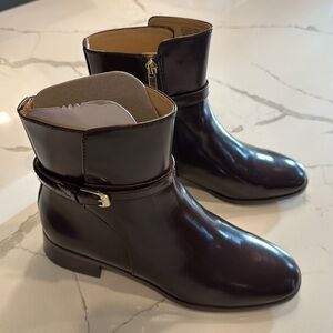 Ann Taylor Leather Ankle Boot